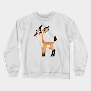 Cute Antelope Drawing Crewneck Sweatshirt